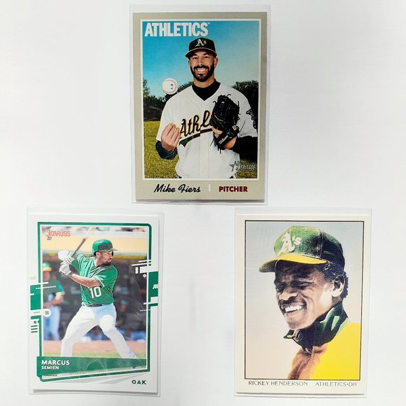Oakland Athletics 9 Card Lot - BBL [20_2] - Picture 5 of 8